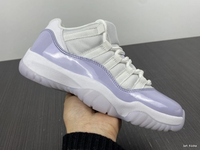 1st Kicks Shoes Violet Pure Jordan Low WMNS AH7860-101 Air 11 0630